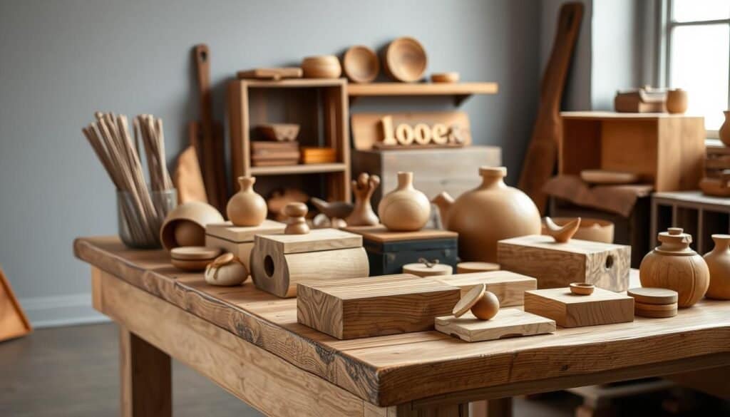 handmade wooden crafts