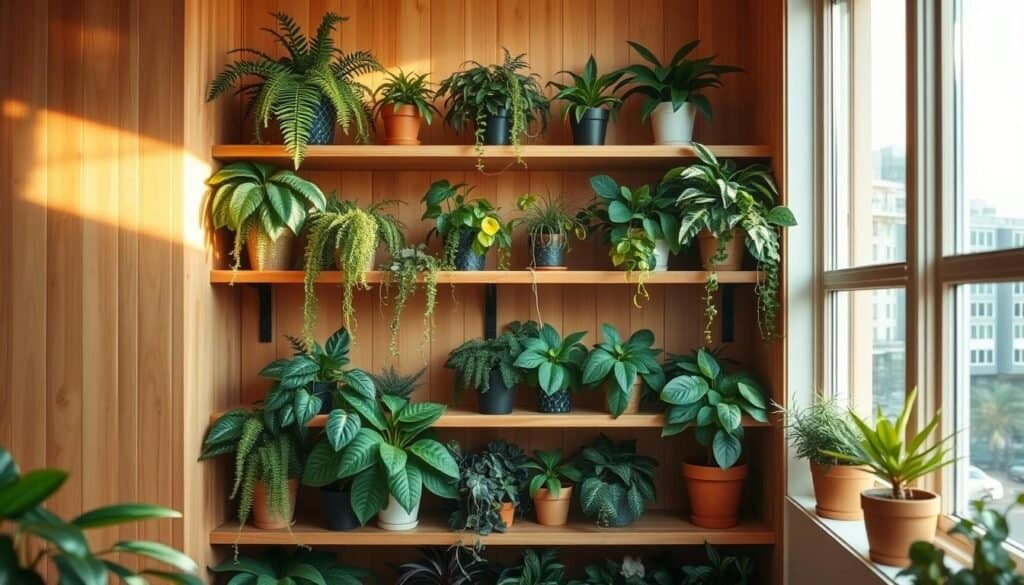indoor plant shelf