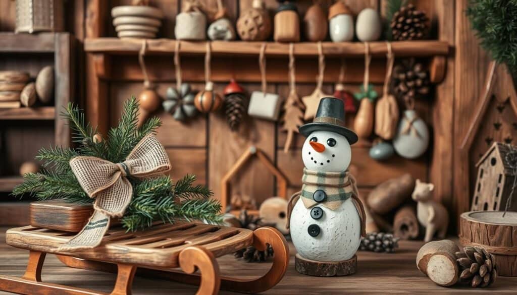kid-friendly rustic wood crafts