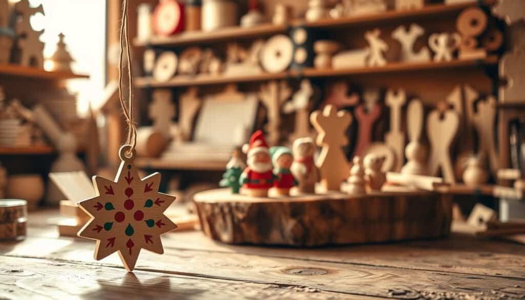kid-friendly wood holiday crafts