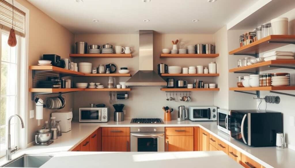 kitchen appliance organization