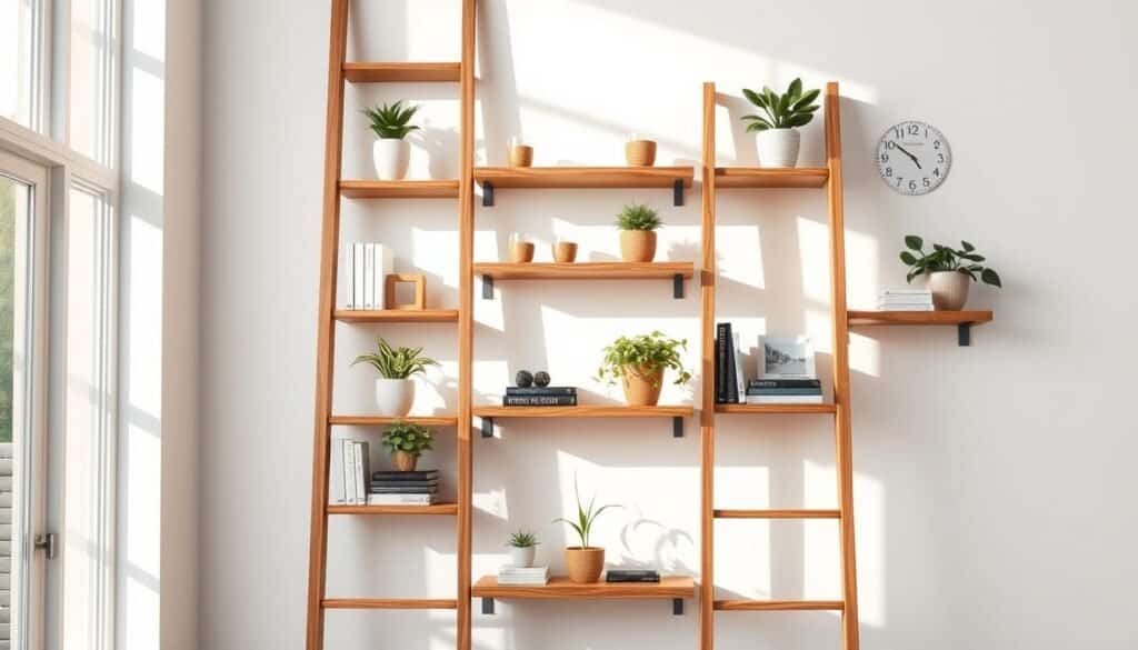 ladder shelves