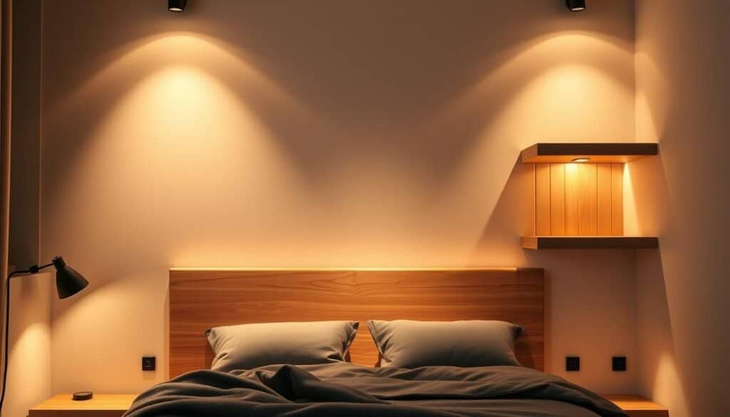 lighting strategies for wood features