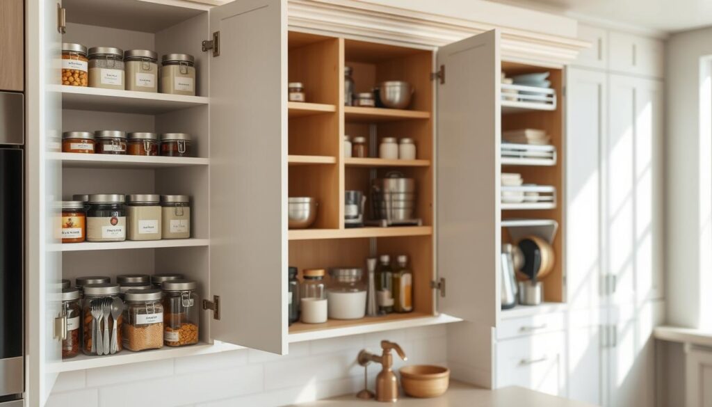 maximizing cabinet space