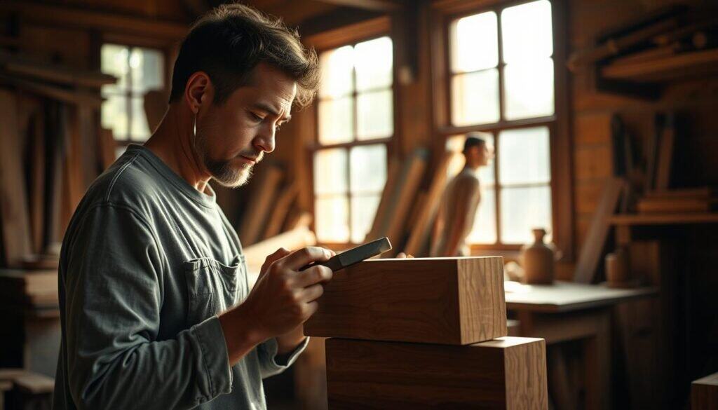 mindfulness through woodworking