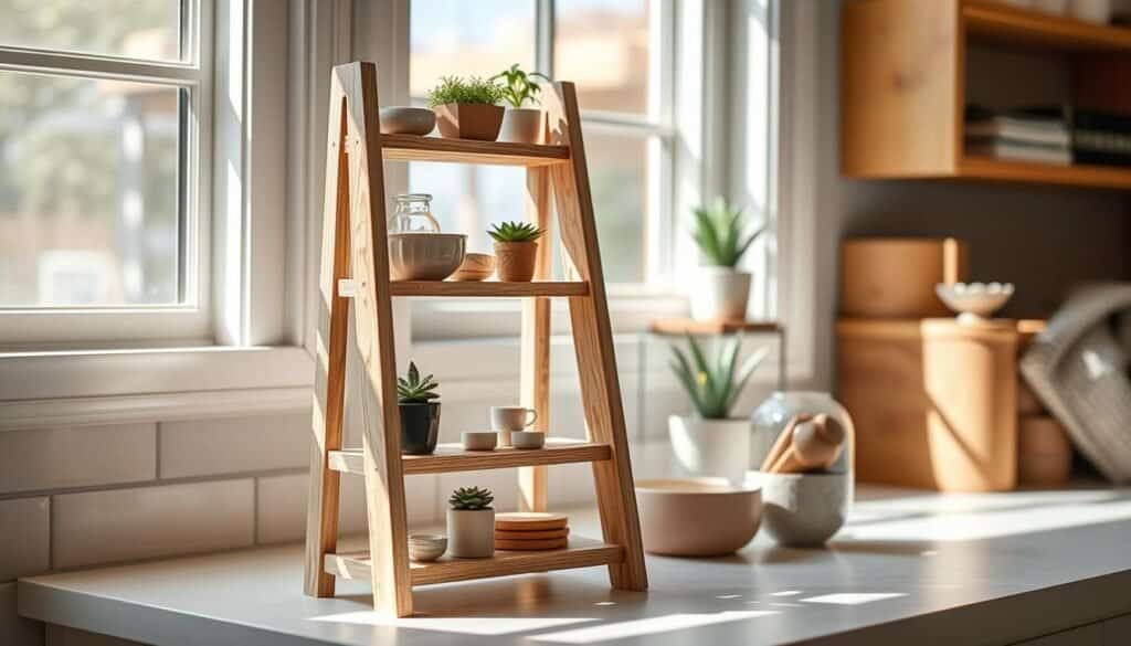 mini ladder shelf