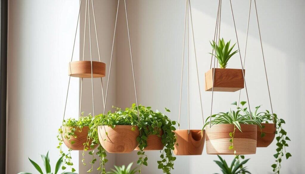 modern hanging planters