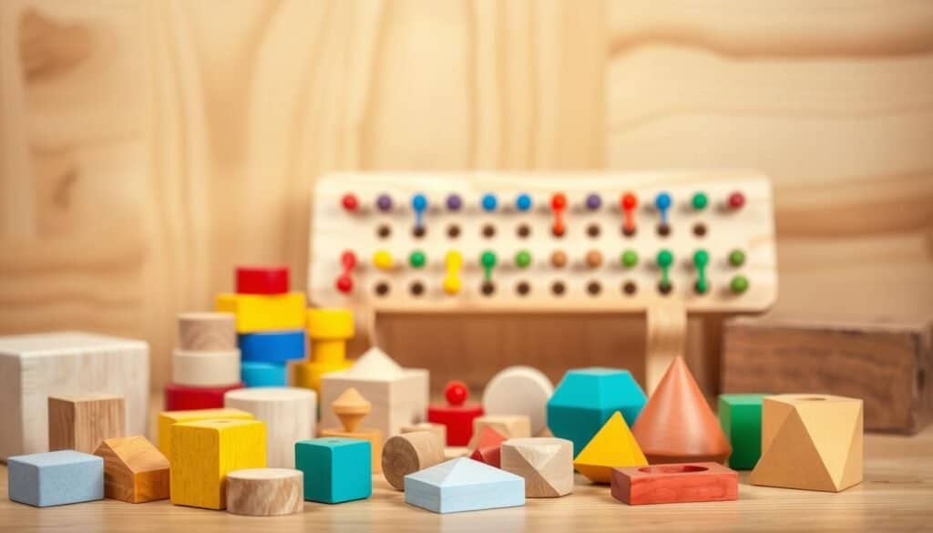 montessori-inspired wooden learning toys