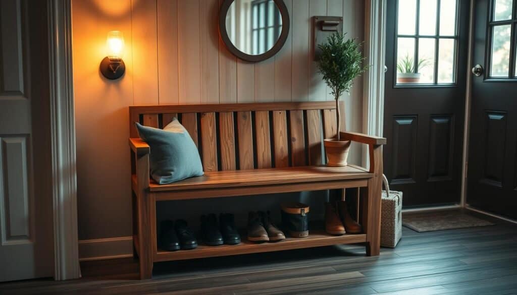 multipurpose entryway bench
