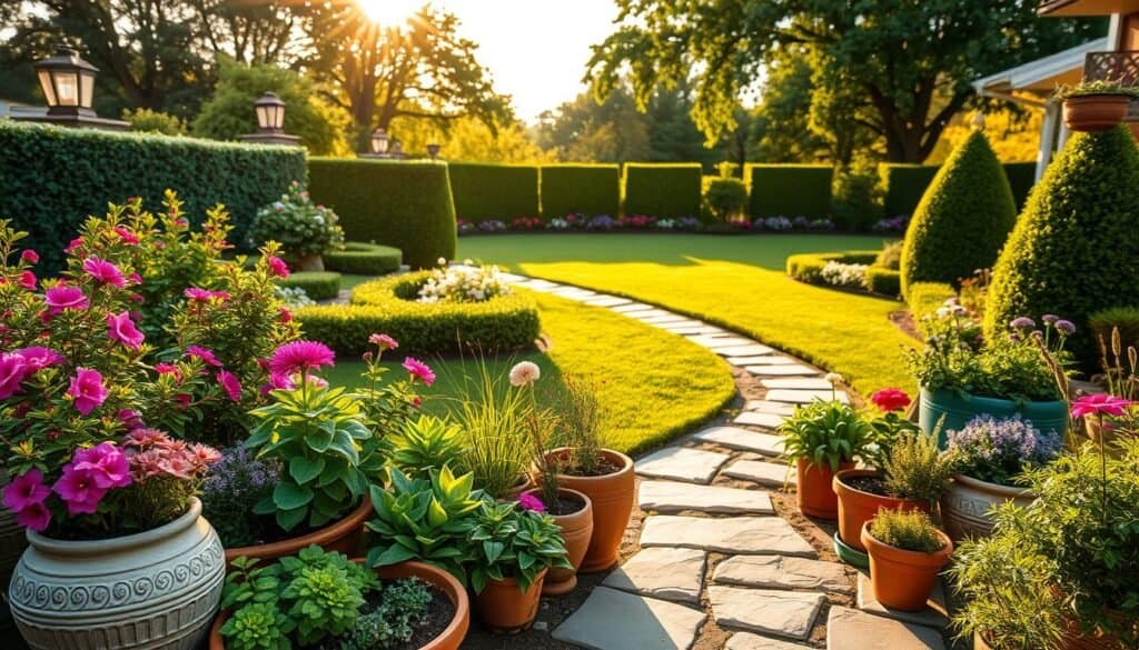 outdoor gardens design