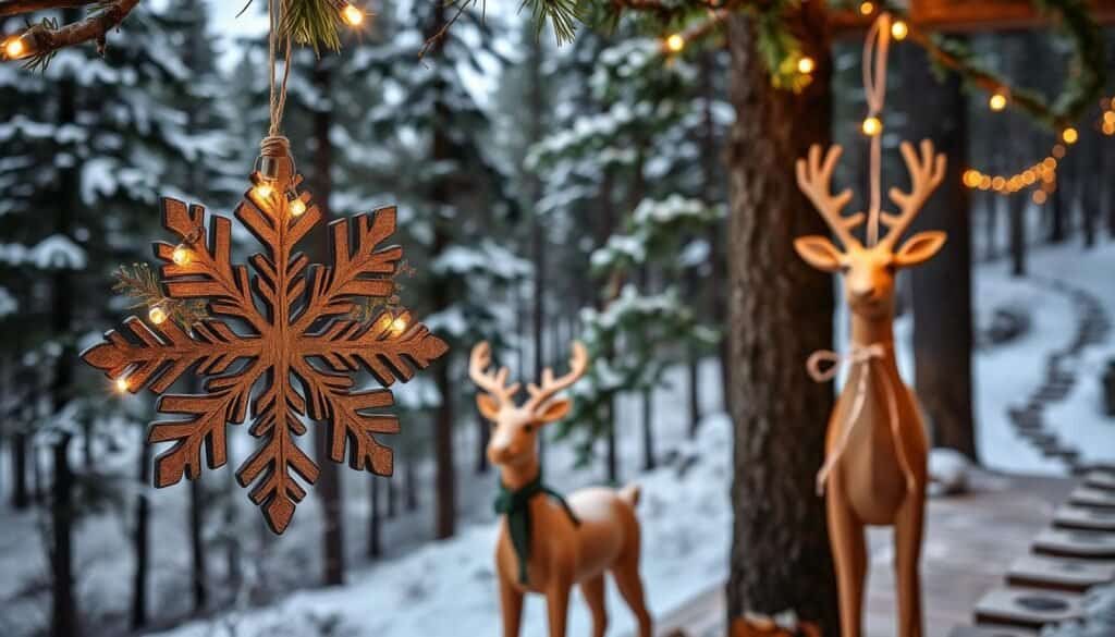 outdoor wooden holiday decorations