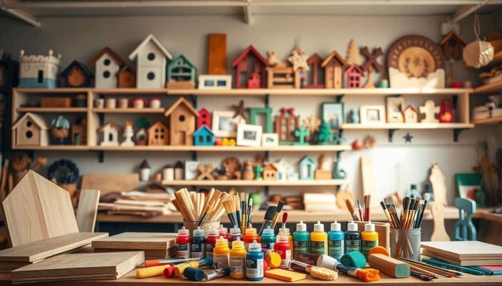 painting wood crafts