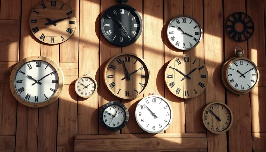 pallet wood wall clocks