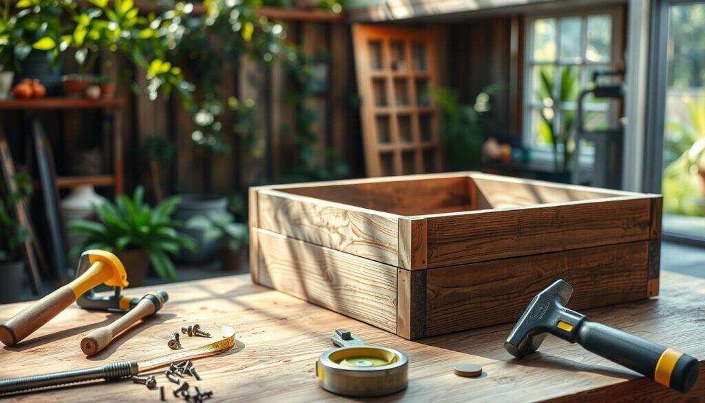 raised garden bed construction