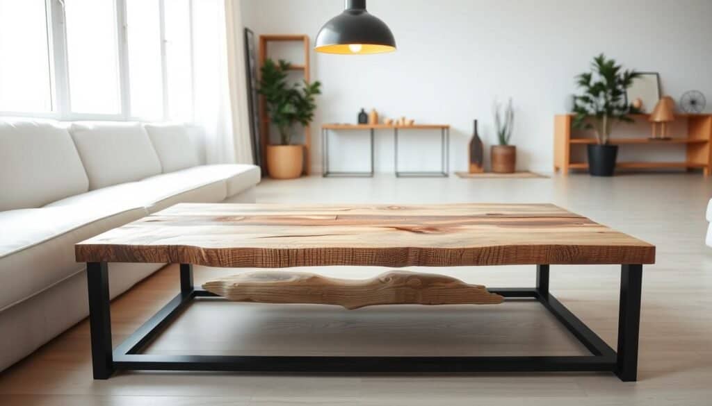 reclaimed wood coffee table