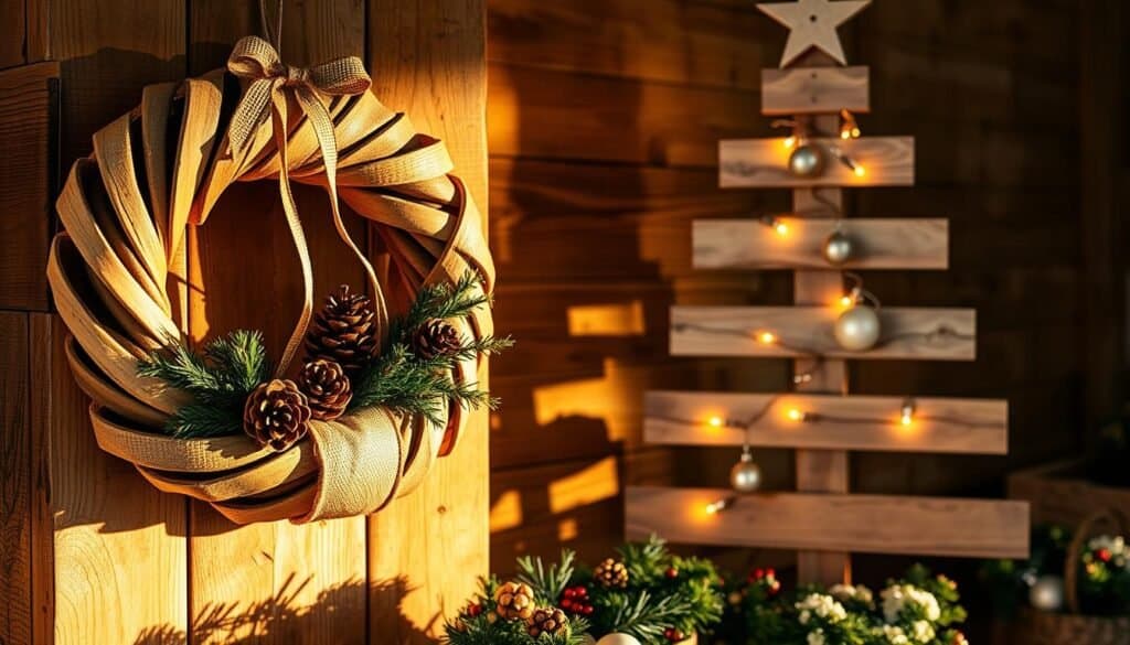 rustic Christmas decorations