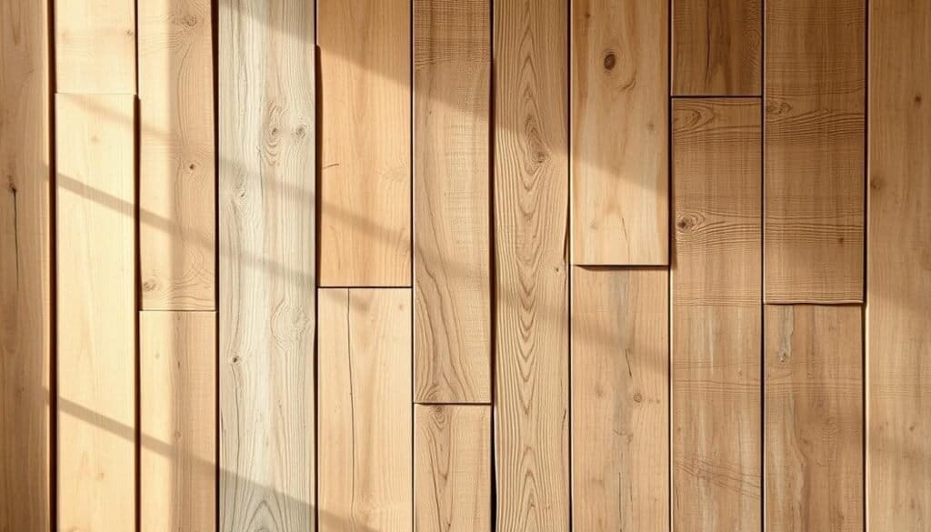 rustic reclaimed wood panels