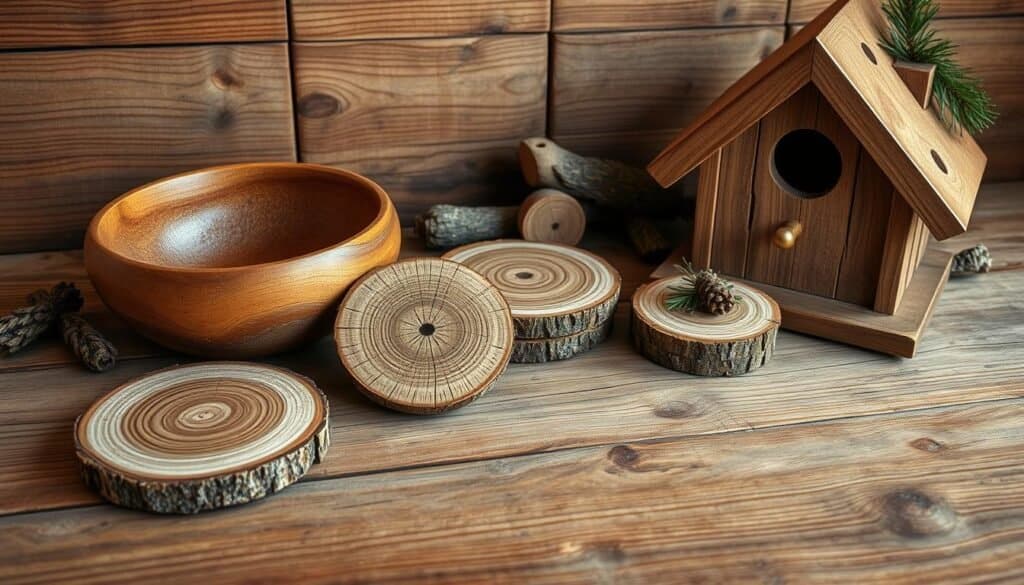 rustic wood crafts finishing techniques