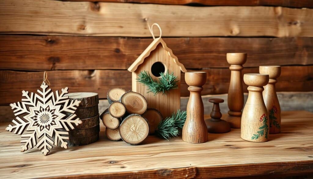 rustic wood holiday crafts