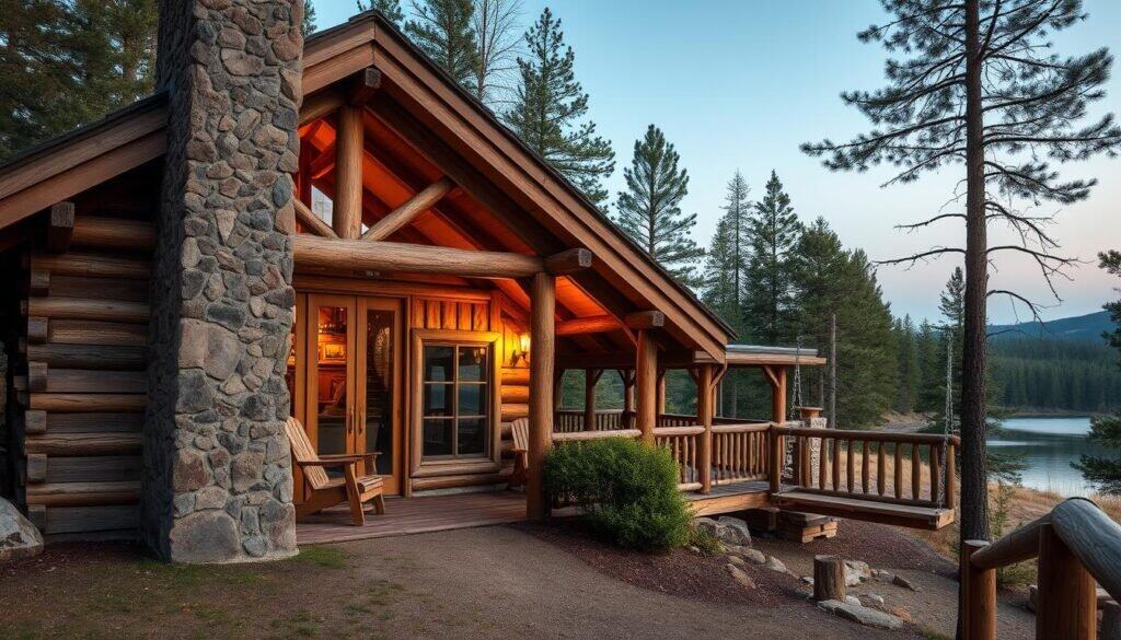 rustic wood home design