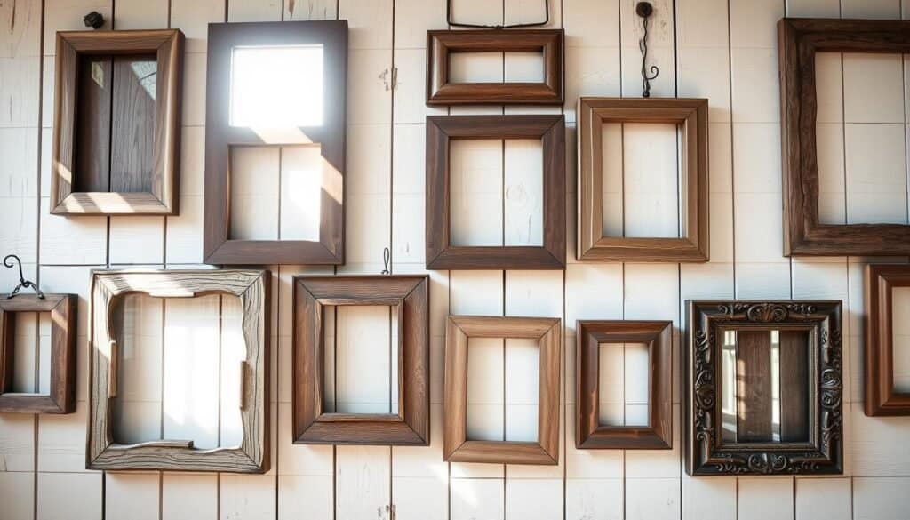 rustic wooden picture frames