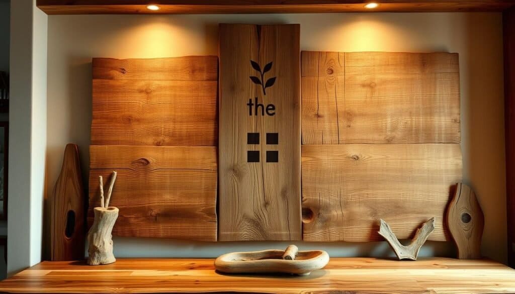 rustic wooden wall art