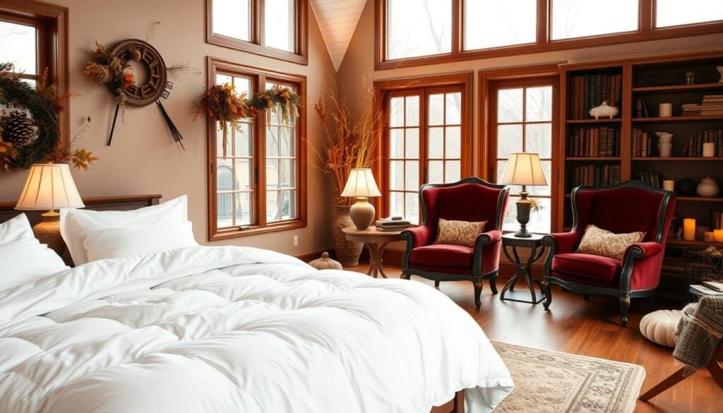 seasonal bedroom decor