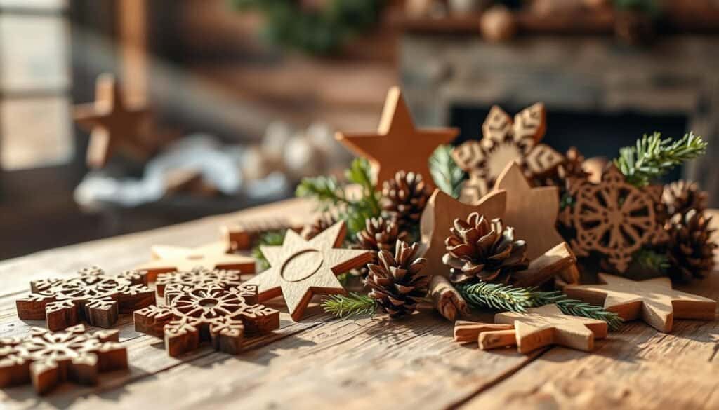 seasonal wood decorations
