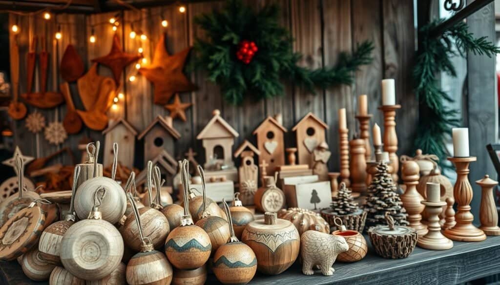 selling rustic wood holiday crafts