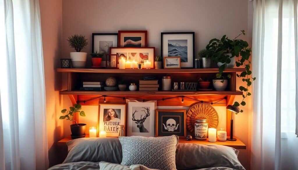 shelf decor ideas bedroom
