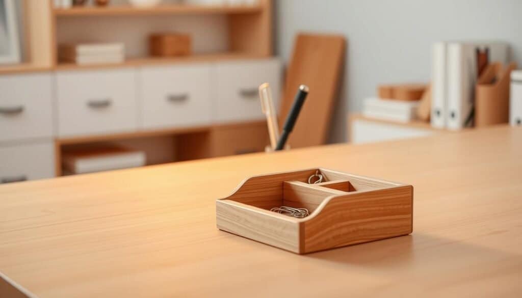 simple wooden desk organizer plans