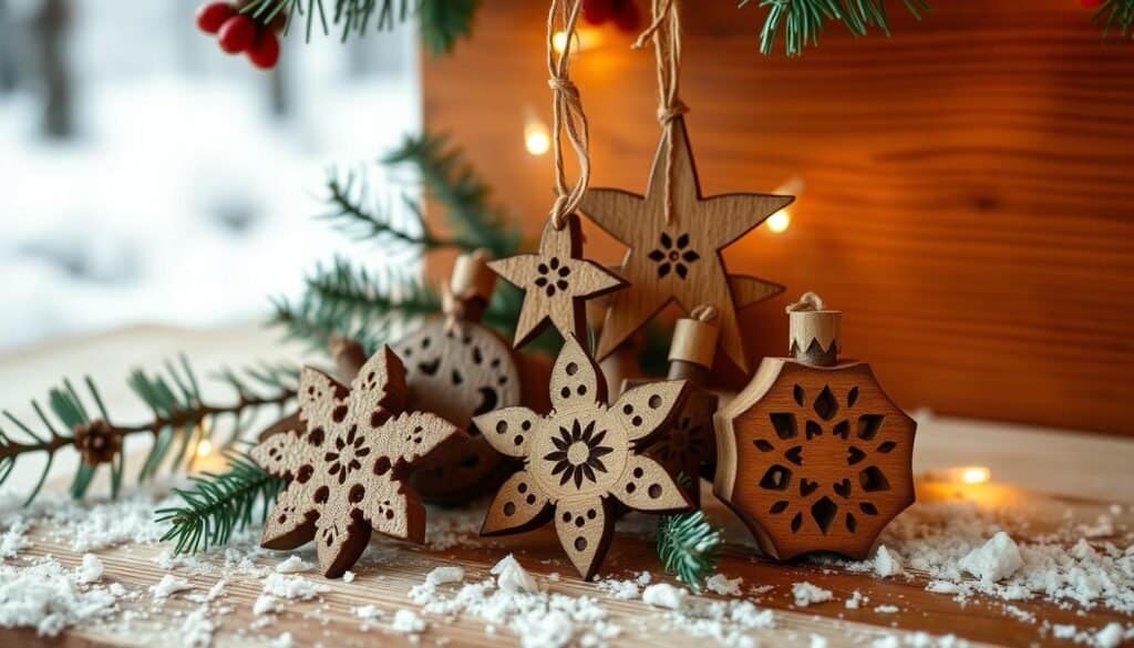 simple wooden ornaments