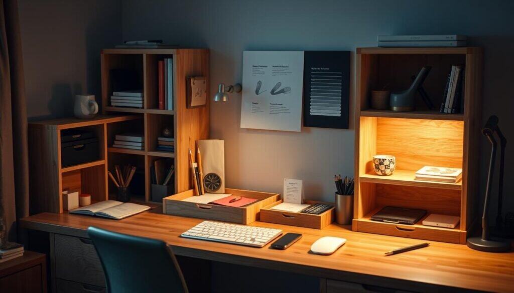 small desk organization woodworking projects
