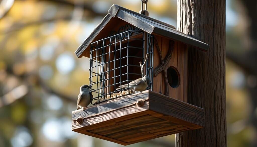 squirrel-proof bird feeder