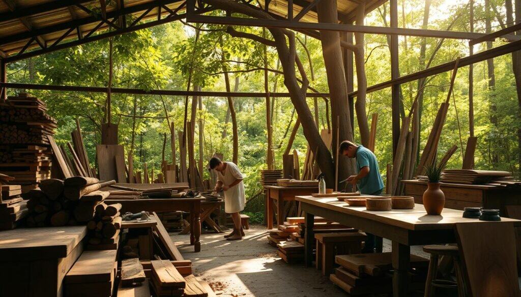 sustainable woodworking