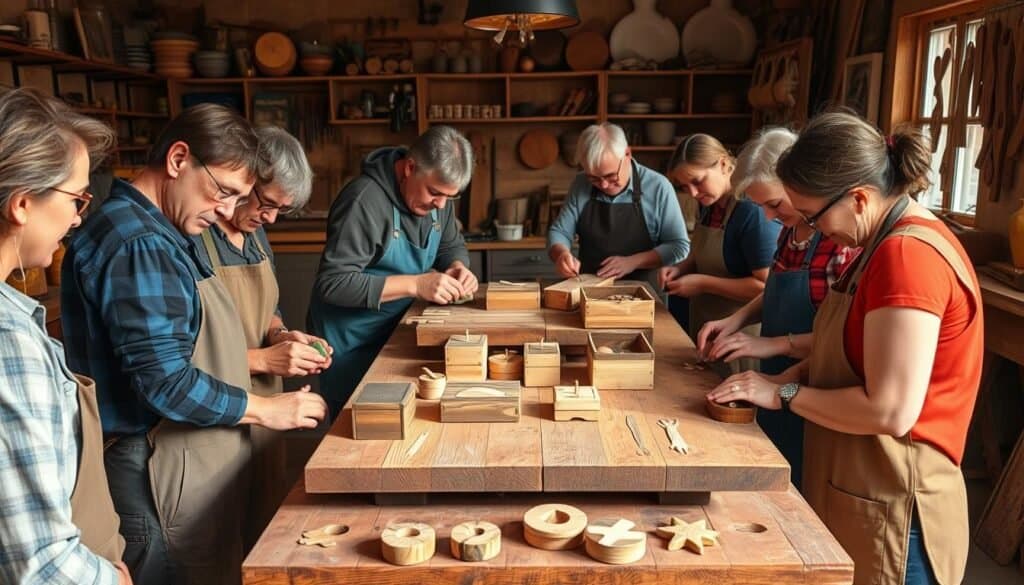 upcycled wood gift makers