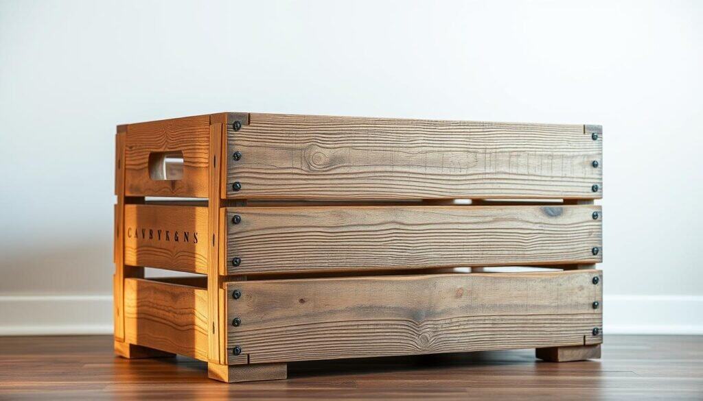 upcycled wooden crates