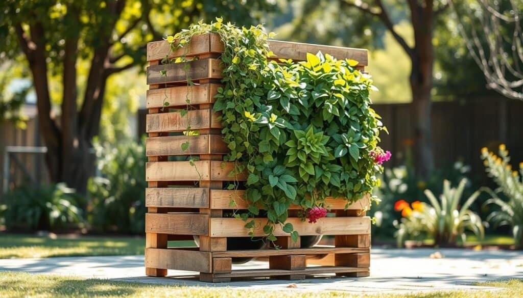 vertical pallet planter