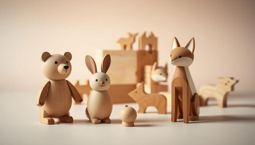 wooden animals