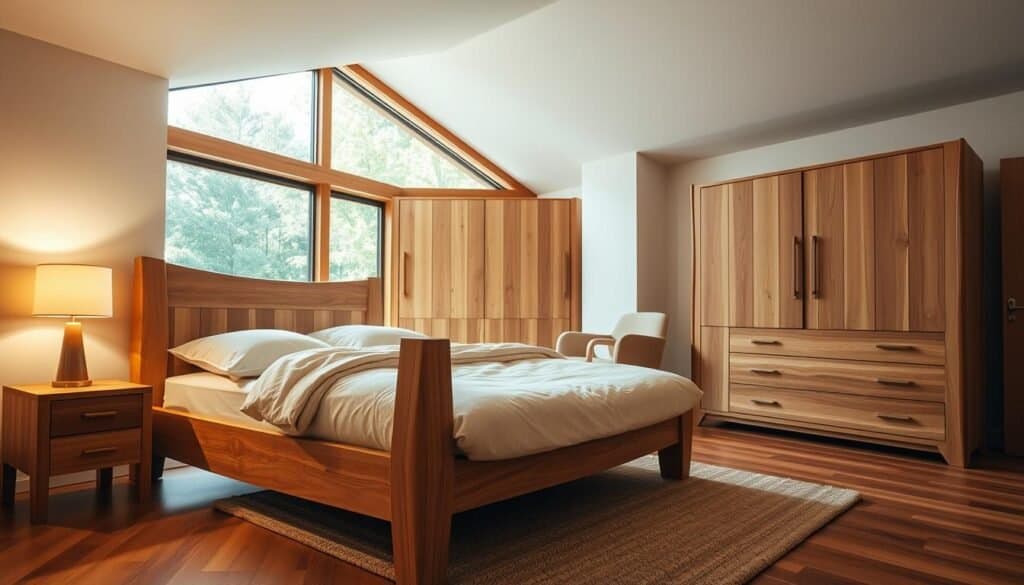 wooden bedroom furniture