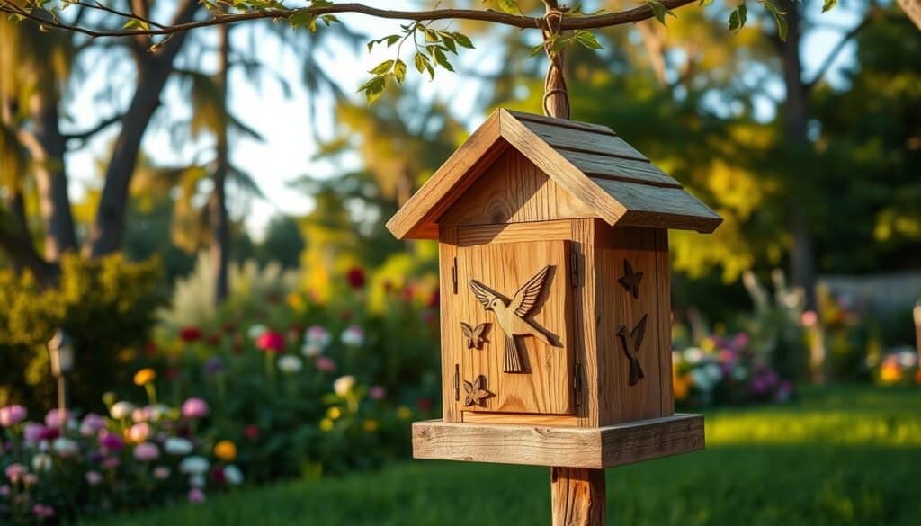 wooden bird feeder designs