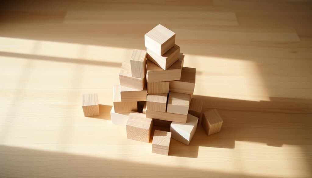 wooden blocks