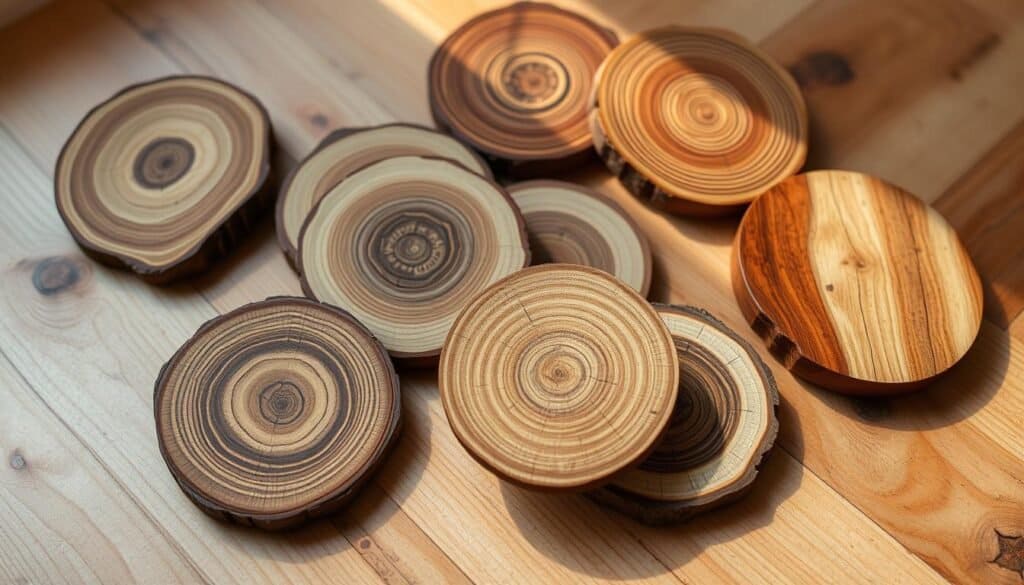 wooden coasters
