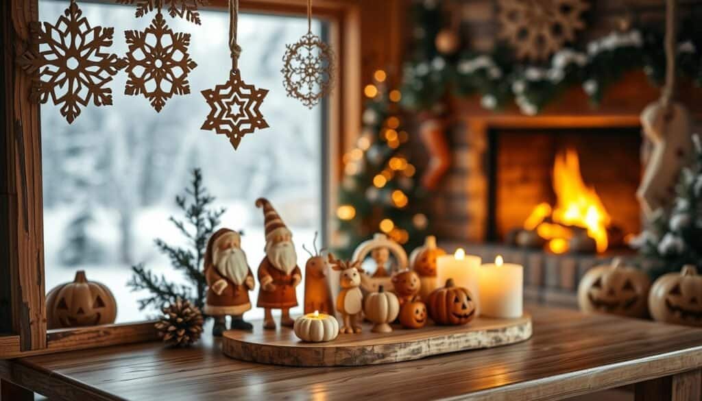 wooden decorations