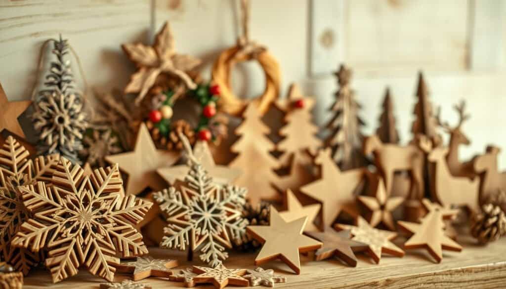 wooden decorations