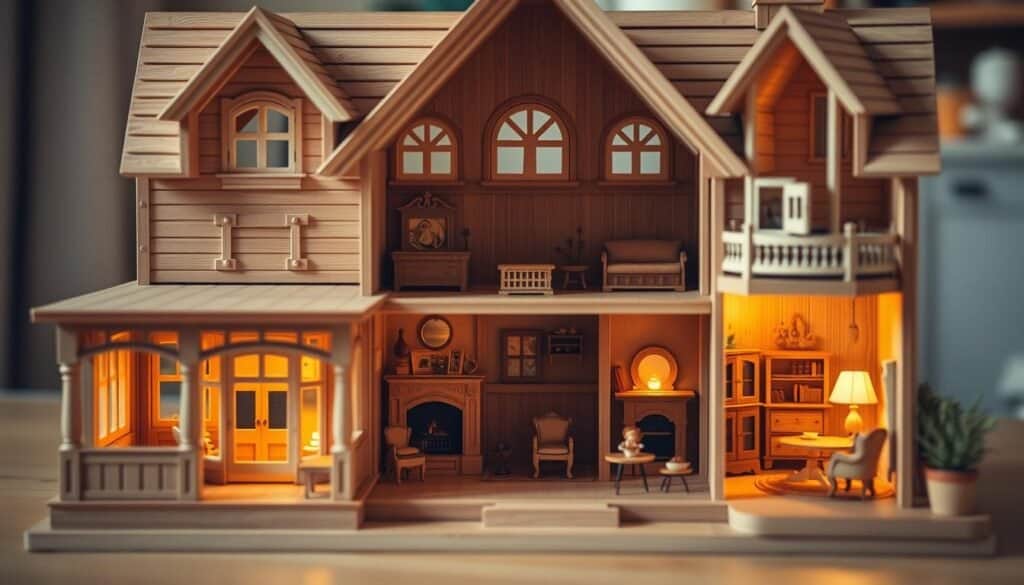 wooden dollhouses