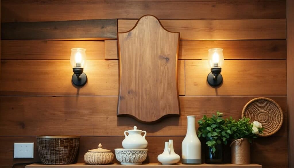 wooden kitchen wall decor
