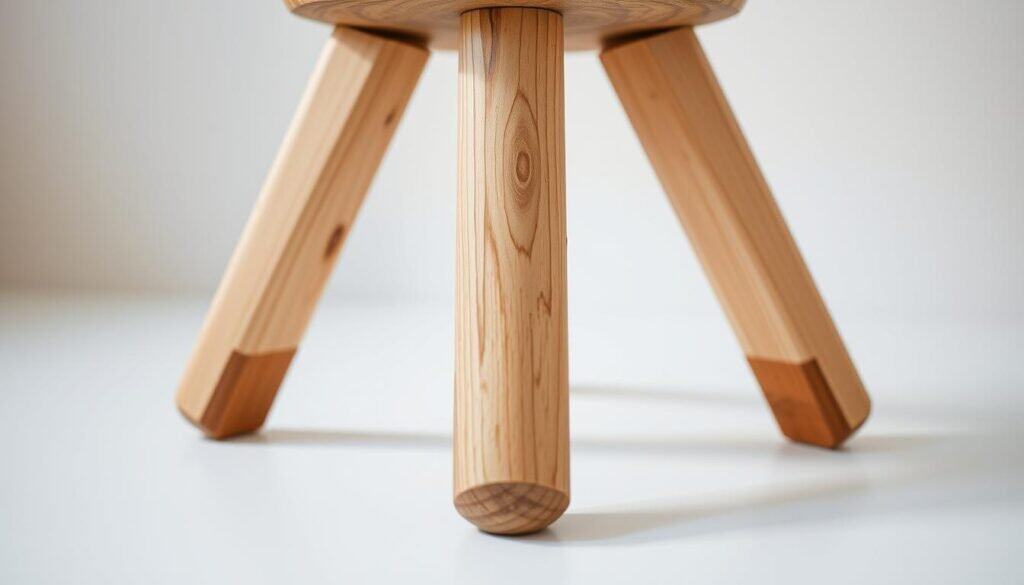wooden plant stand legs