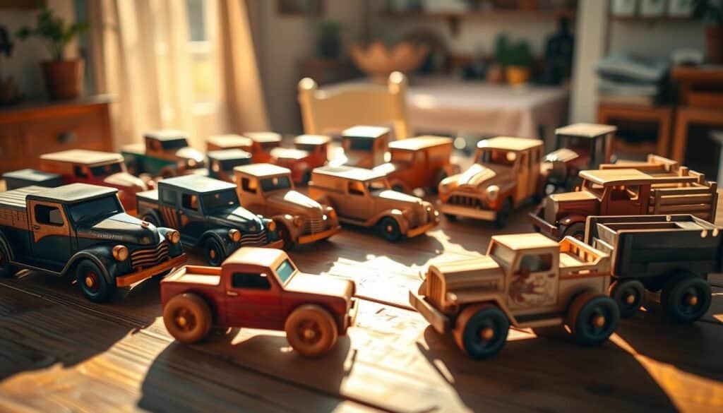 wooden toy cars