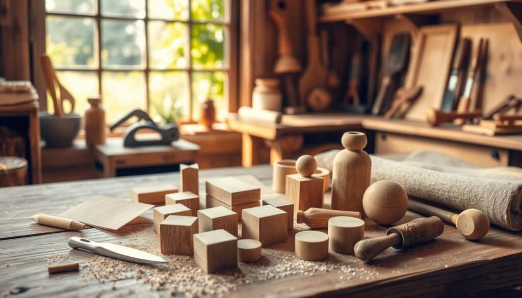 wooden toy making materials